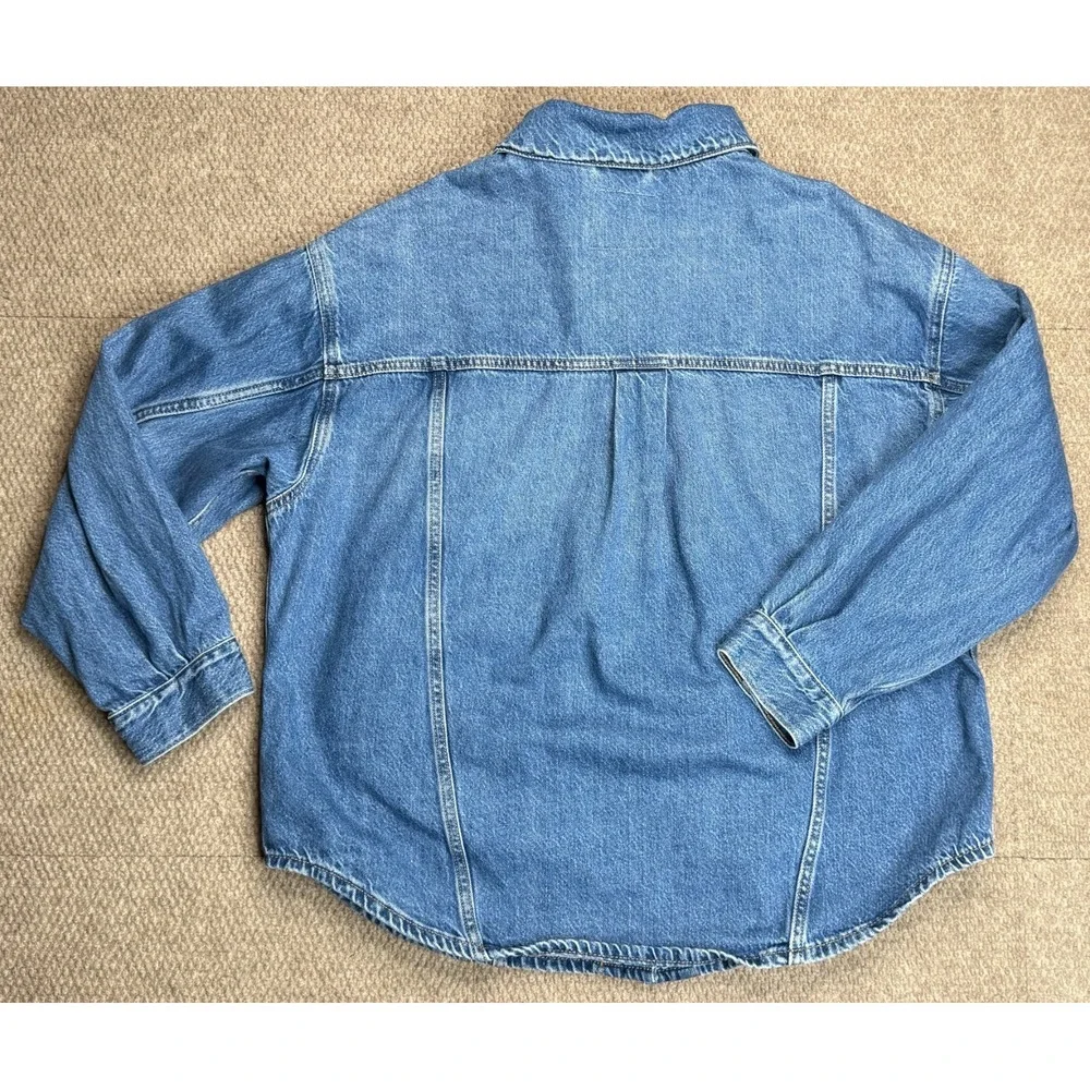 Levi's Premium Men's Button Up Long Sleeve Trucker Denim Jacket Size Medium‎